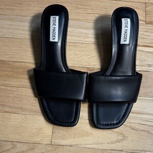 Steve Madden Black Women's Sandals